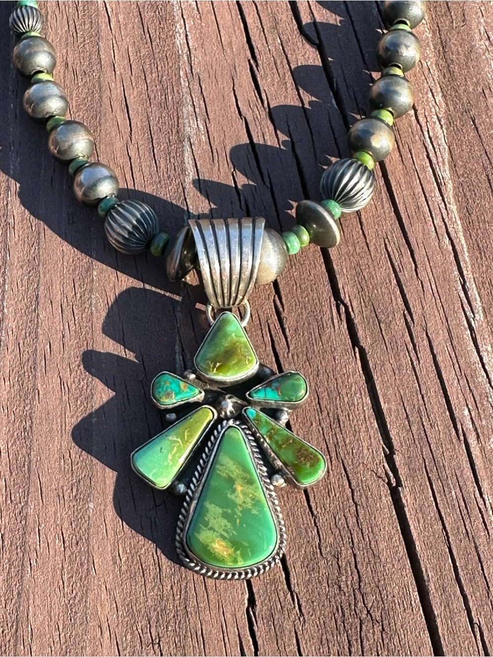 LaRose Ganadonegro Royston Turquoise Necklace - Picture 2 of 10